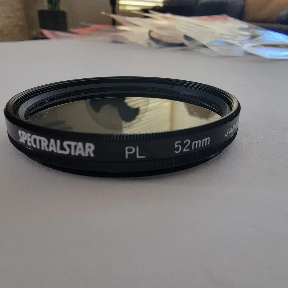 Spectralstar PL 52mm Black Camera Lens Filter Polarizer Japan DSLR SLR Photo